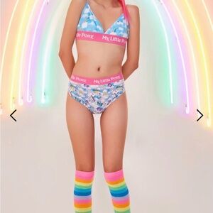 Dolls Kill x My Little Pony Pink & Blue high waisted briefs - Women’s Large